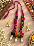Multicolored Tribal Necklace