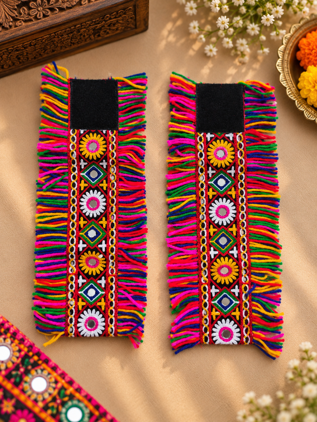 Multicolored chakra design Wristband